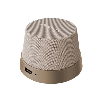 MOMAX 1-Vibe Go: Magnetic Wireless Speaker & Phone Stand with IPX6 Waterproof Protection
